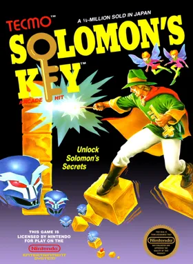 Solomon's Key (USA) box cover front